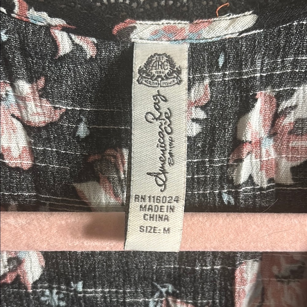 American Rag Black and White Flutter Sleeve Maxi Dress - Picture 2 of 5